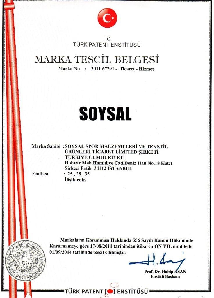 Marka Tescil Belgesi