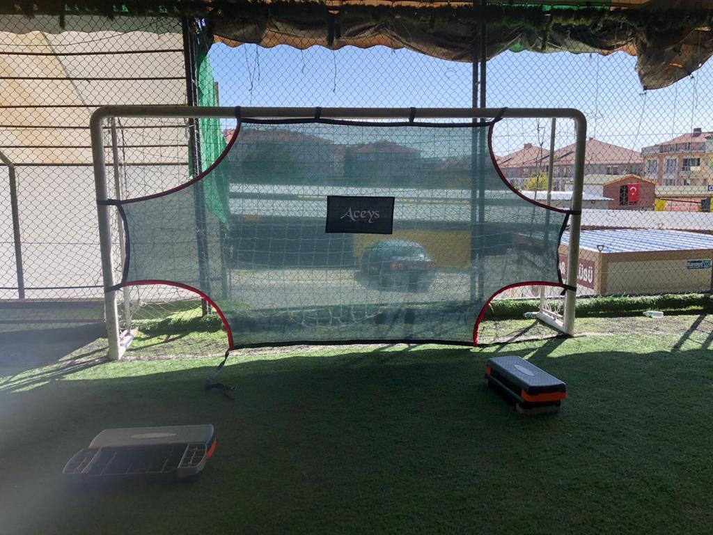 Aceys 2.44x7.32 Metre Özel Çantalı Kale İçin Köşelere Şut Çalışma Aparatı